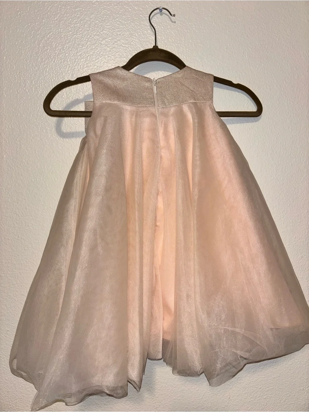 Petit Maison Kids Jackie Peach dress and headband size 4